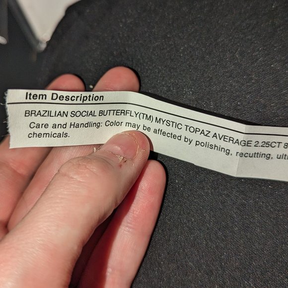 Brazillan "Social Butterfly" Treated Topaz (SET OF THREE) - Picture 4 of 5